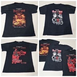 Trilogy of Terror Freaking Bros Horror Shows T-shirt Men's Large Black